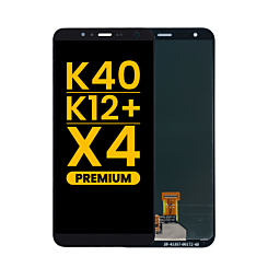 LCD Assembly without Frame for LG K40 (X420) / K12 Plus / X4 (2019) (BLACK) (Premium)
