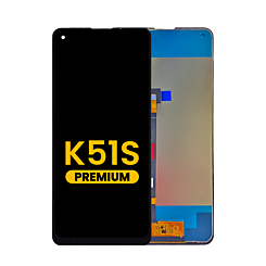 LCD Assembly without Frame for LG K51s (K510) (BLACK) (Premium)