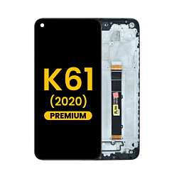 LCD Assembly with Frame for LG K61 (2020) (BLACK)