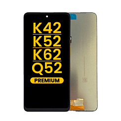 LCD Assembly without Frame for LG K62 / K52 / K42 / Q52 (BLACK) (Premium)