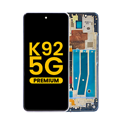 LCD Assembly with Frame for LG K92 5G (K920) (TITAN GRAY) (Premium)