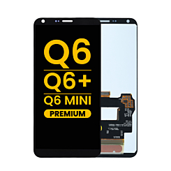 LCD Assembly without Frame for LG Q6 / Q6 Plus / G6 Mini (M700 / X600) (BLACK) (Premium)