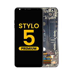 LCD Assembly with Frame for LG Stylo 5 (AURORA BLACK) (Premium)