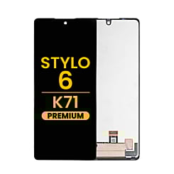 LCD Assembly without Frame for LG Stylo 6 / K71 (Q730) (BLACK) (Premium)