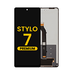LCD Assembly without Frame for LG Stylo 7 (Q740) (BLACK) (Premium)