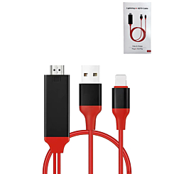 Display 2in1 Cable for HDMI & USB-A (HDTV / Charging & Data) (3ft) (Only Ground Shipping)