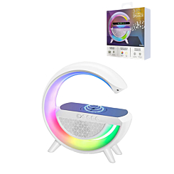 (3in1) Multifunction Wireless Charger Bluetooth Speaker & Night Light (15W) (Only Ground Shipping)