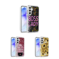 Liquid Quicksand Glitter Cover Case for Galaxy S25 Plus (Only Ground Shipping)