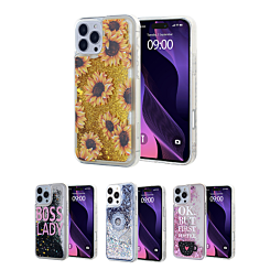 Liquid Quicksand Glitter Cover Case for iPhone 16 Pro (Only Ground Shipping)