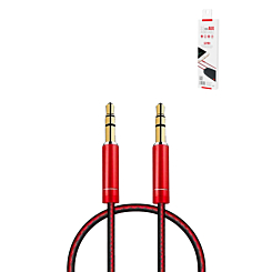 LDNIO LYS01 AUX-AUX Cable (RED) (3ft) (Only Ground Shipping)