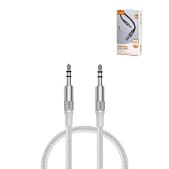 LDNIO LSY81A AUX to AUX Audio Cable (3ft) (WHITE) (Only Ground Shipping)