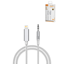 LDNIO LSY82i Lightning to AUX Audio Adapter (6ft) (WHITE) (Only Ground Shipping)