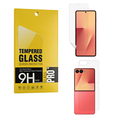 Flexible Screen Protector for Motorola Razr Plus 2026 / Razr 70 Plus (XT2659 / 2026) / Razr Ultra 2026 / Razr 70 Ultra (XT2655 / 2026) (3 Piece Set)