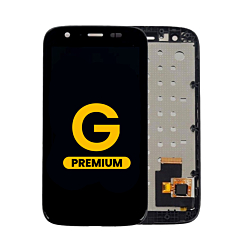 LCD Assembly with Frame for Motorola Moto G (XT1032) (BLACK) (Premium)