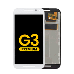 LCD Assembly without Frame for Motorola Moto G3 (XT1540) (WHITE) (Premium)