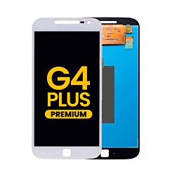 LCD Assembly without Frame for Motorola Moto G4 Plus (XT1640 / 1641 / 1642 / 1644) (WHITE) (Premium)