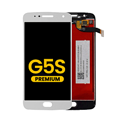 LCD Assembly without Frame for Motorola Moto G5S (XT1793) (WHITE) (Premium)