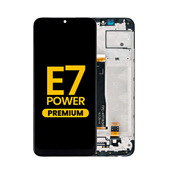 LCD Assembly with Frame for Motorola Moto E7 Power (XT2097-6) (BLACK) (Premium)