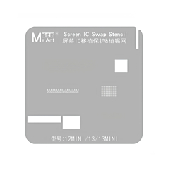 MaAnt IC Protection BGA Reballing Stencil for iPhone 12 Mini / 13 / 13 Mini (Not Returnable)