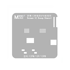 MaAnt IC Protection BGA Reballing Stencil for iPhone 12 Pro Max / 13 Pro / 13 Pro (Not Returnable)