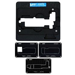 Stock up on the MaAnt 0.12mm Motherboard Middle Layer BGA Reballing Stencil Platform Set for iPhone 15, 15 Plus, 15 Pro, and 15 Pro Max.