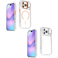 Magnetic Clear Case with Camera Kickstand for iPhone 17 Pro (Only Ground Shipping)