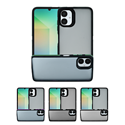 Matte Silicone Frame Shockproof Case for Galaxy A06 (Only Ground Shipping)