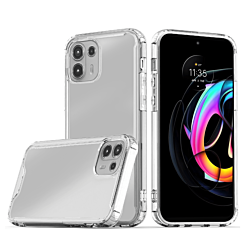 Moto Edge 20 Lite Hybrid Case with Air Cushion Technology - CLEAR (Only Ground Shipping)