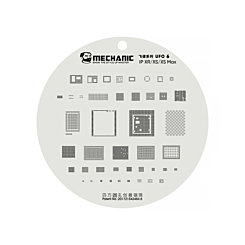 Stock up on the Mechanic UFO 6 Series CPU BGA Reballing Planting Tin Plate for iPhone XS, XS Max, XR – Not Returnable.