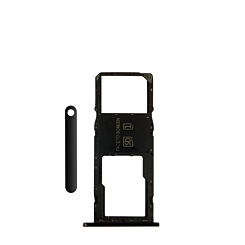 Single Sim Tray for Motorola Moto G7 Power (BLACK)