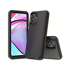 Heavy Duty Case for Moto G Power 5G (2025 / 2026) / Play 5G (2025) (BLACK) (Only Ground Shipping)