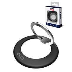 EVO PO1 Magnetic Phone Ring Compatible with Wireless Charging - BLACK (Only Ground Shipping)