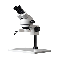 0.7-4.5x Trinocular Industrial Stereo Microscope with LED Lights and WF10X/20 Widefield Eyepieces (Only Ground Shipping)