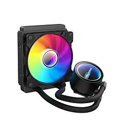 T120 (ARGB) Quiet Liquid Cooling RGB Fan (120*120*25MM) (BLACK) (Only Ground Shipping)