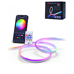 Bluetooth Control RGB Neon Style LED Strip (2m) (Only Ground Shipping)