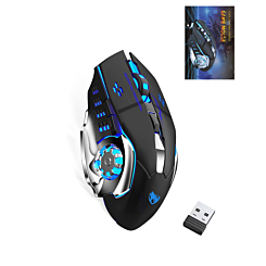 Bluetooth 6 Button 7 Color RGB Low-Latency Wireless Gaming Mouse (2.4g) (Only Ground Shipping)