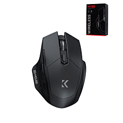Bluetooth + 2.4G 6 Button  Low-Latency Wireless Mouse (BLACK) (Only Ground Shipping)