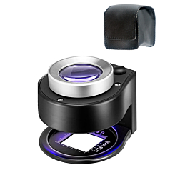 30X Rechargeable Magnifier with LED Light (BLACK) (Only Ground Shipping)