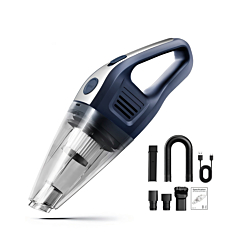 Cordless Strong Suction Car Vacuum Cleaner (2000 mAh) (Only Ground Shipping)