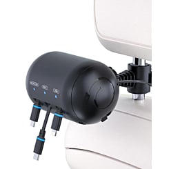 Head-Rest Located Car Charger for Uber / Lyft Users (10w outlet) (Only Ground Shipping)