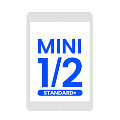Standard+ iPad Mini 1 / Mini 2 Digitizer Assembly (WHITE) (Home Button and IC Chip Pre-Installed)