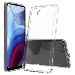 Motorola G Power (2021) Hybrid Case with Air Cushion Technology - CLEAR (Only Ground Shipping)