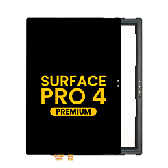 LCD Assembly without Frame for Microsoft Surface Pro 4 (1724 / V1 / LTL123YL01) (BLACK) (Premium)