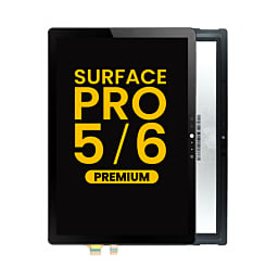 LCD Assembly without Frame for Microsoft Surface Pro 6 (1807) / Pro 5 (1796)  (BLACK) (Premium)