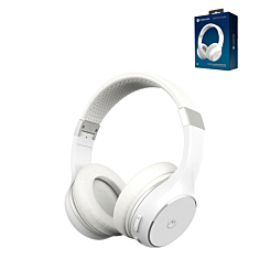 Motorola XT220 Over Ear Wireless Headphones with Microphone (WHITE) (Only Ground Shipping)
