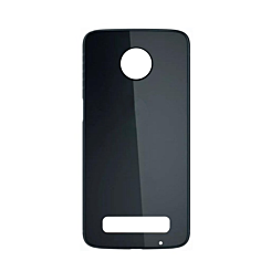 Back Cover for Motorola Z3 Play (NO LOGO) (BLACK)