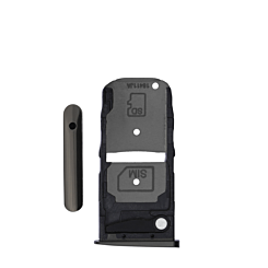 Single Sim Card Tray for Motorola Moto Z3 / Z3 Play (BLACK)