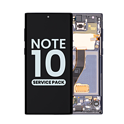 Purchase the OLED Assembly with Frame for Galaxy Note 10 N970 in Aura Glow, Service Pack.
