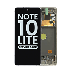 Shop the OLED Assembly with Frame for Galaxy Note 10 Lite N770 in Aura Glow, Service Pack.