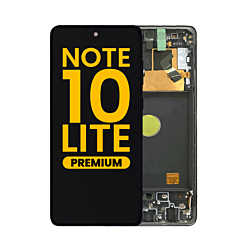 Shop the Galaxy Note 10 Lite N770 OLED Assembly with Frame in Black, Premium Refurbished.